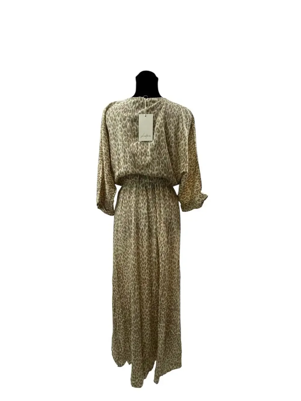 Girl and the Sun Verity Maxi Dress in Muted Leopard NWT size S - Picture 5 of 6